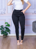 Calça Feminina para Trabalho com Cinto e Bolso