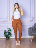 Calça Feminina para Trabalho com Cinto e Bolso